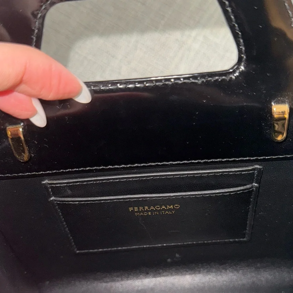 Ferragamo Wanda Mini in Black - Picture 13 of 15